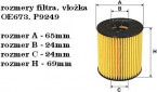 Olejov filtr Filtron OE673 