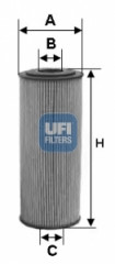 Olejov filtr UFI 25.154.00