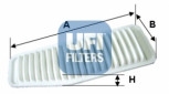 Vzduchov filtr UFI 30.453.00 