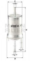 Palivov filtr 6,6 bar MANN WK69 1K0201051K